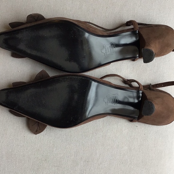 J.Renee Women’s Brown Suede Heeled Strap Pumps - Kiev - 8.5M - Picture 6 of 6